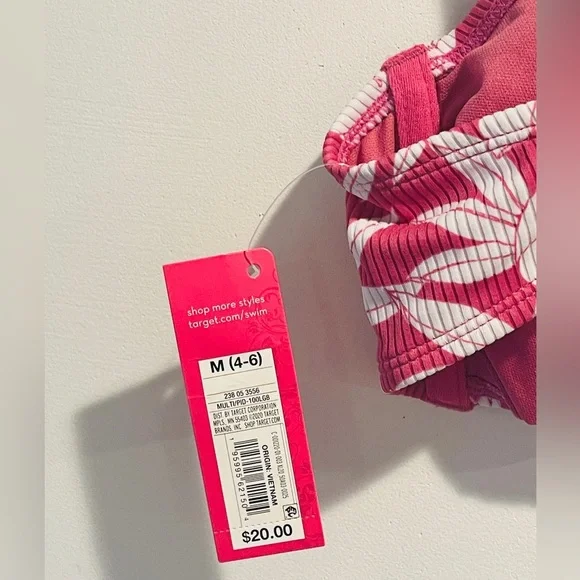 Xhilaration Juniors' Ribbed Knot-Front Bralette Bikini Top Medium Size - Picture 13 of 15